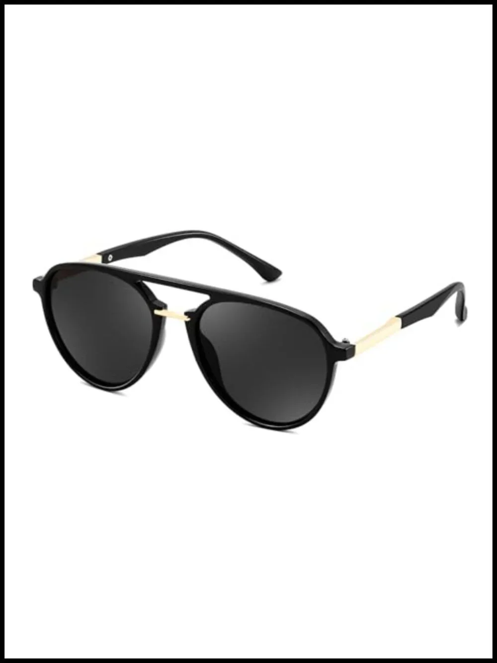 Retro Polarized Aviator Sunglasses UV400 Protection Pilot Shades